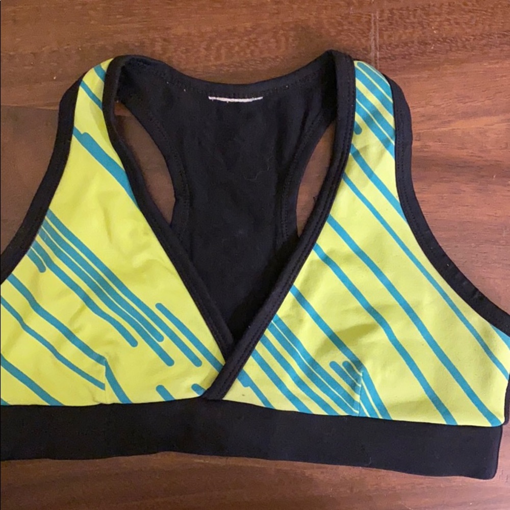 Zumba Sport Bra Top Sz M